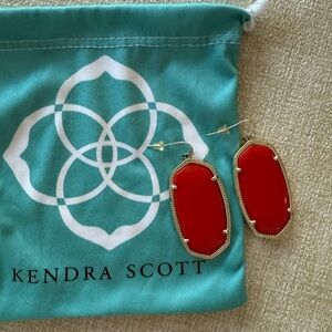 Kendra Scott Red Danielle Earrings
